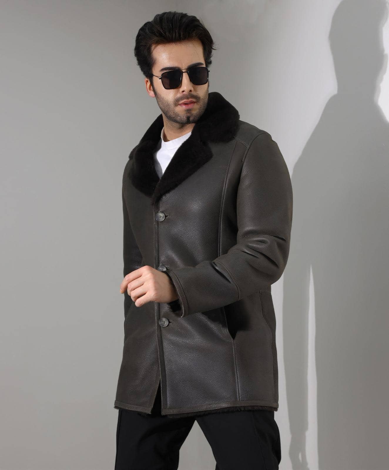 Marylebone Cashmere-Lined Gloves — styled lifestyle shot