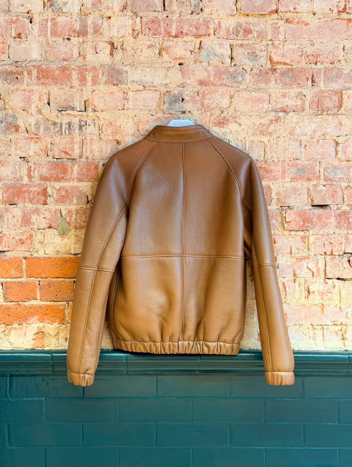 Richmond Shearling Aviator — front view on atelier mannequin