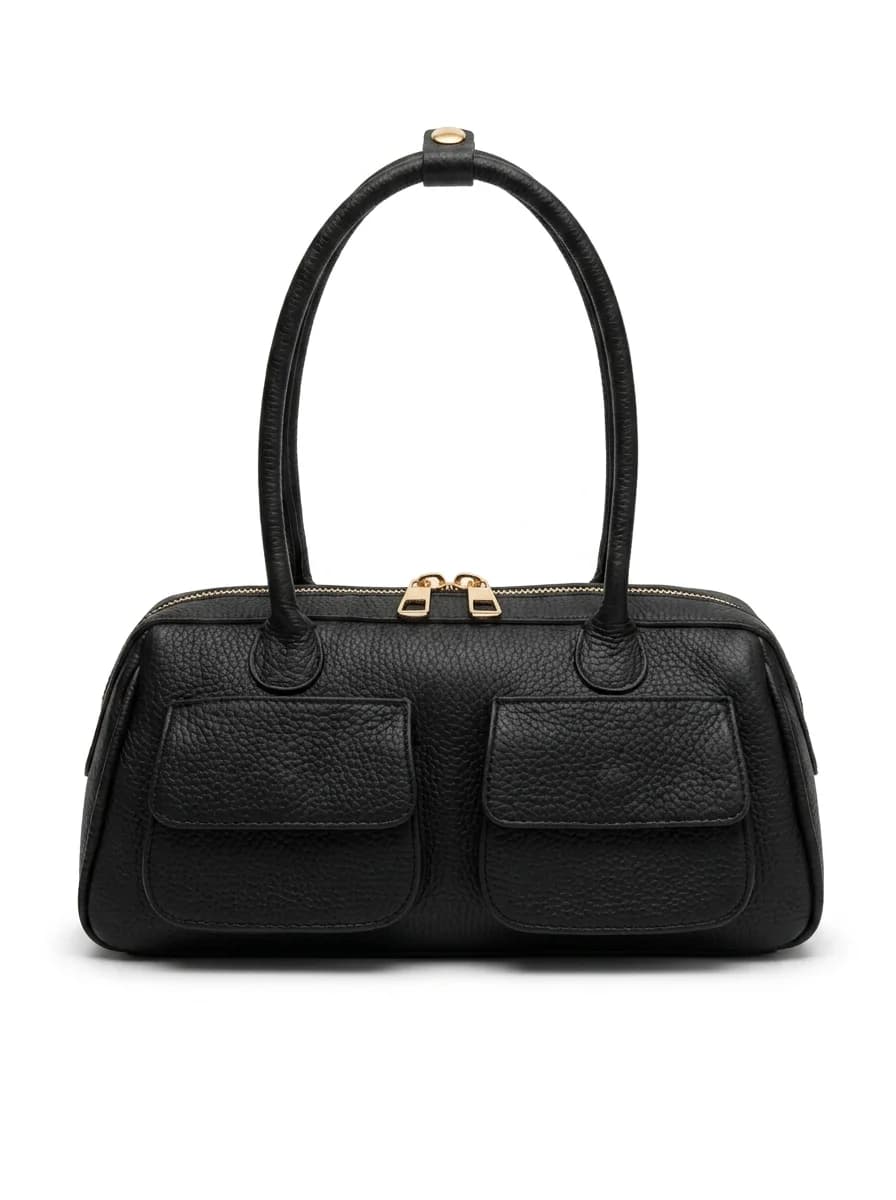 Rosalie Leather Bowling Bag