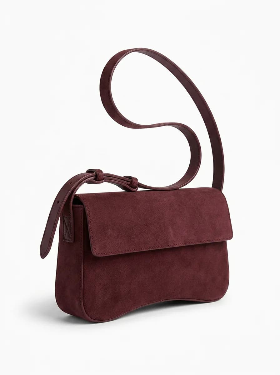 Sienna Suede Shoulder Bag