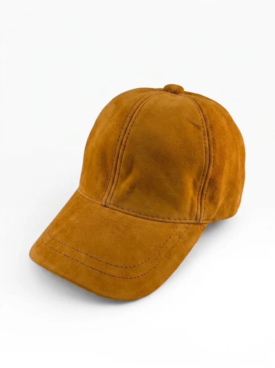 Rowan Suede Leather Cap